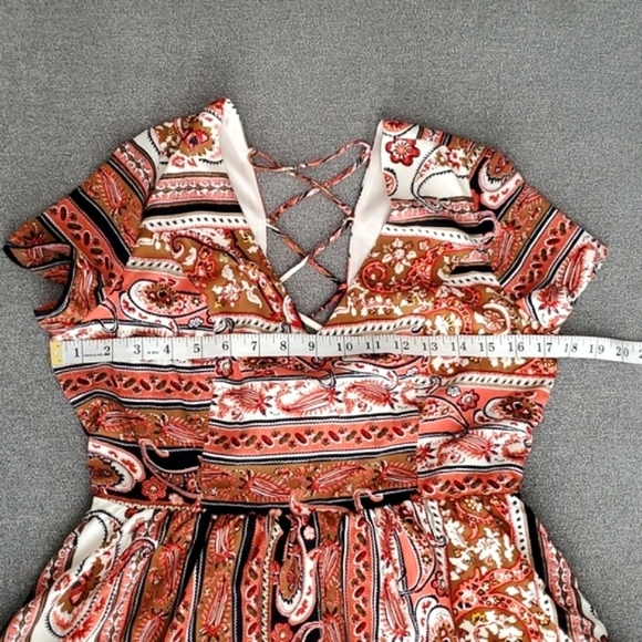 🆕️ Ark & Co. Paisley Print Fit & Flare Dress SIZE: M - Picture 10 of 15